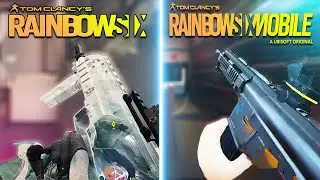 rainbow six siege mobile vs pc side by side(ultra graphics)