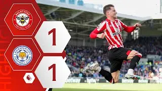 Brentford 1-1 Leicester City | Mathias Jensen scores again 💪 | Premier League Highlights