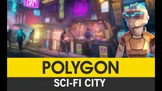 POLYGON Sci-Fi City - (Trailer) 3D Low Poly Art for Games by 