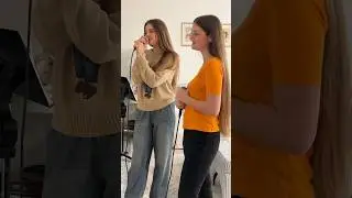 Karolina Protsenko sings with her cousin 