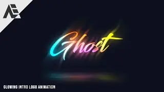 After Effects Tutorial: Ghost Glowing Intro Logo Animation - No Plugin