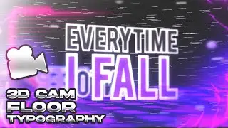 3D Camera Typo w/ Grid Floor Tutorial | After Effect Typography