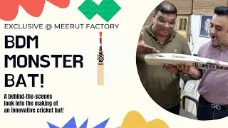 BDM Monster Bat Back in Stock| BDM Bat Factory | Exclusive Interview #bdm #cricket #sahilsachinvlogs