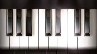 Футаж клавиши на рояле