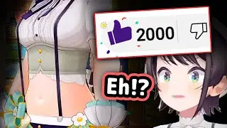 Subaru's Belly-Button Instantly Gets 2000 Likes【Hololive】