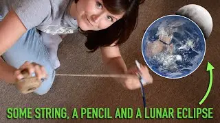Work out the distance to the Moon with some string and a pencil