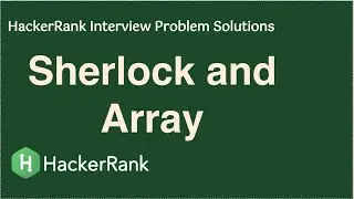 HackerRank - Sherlock and Array