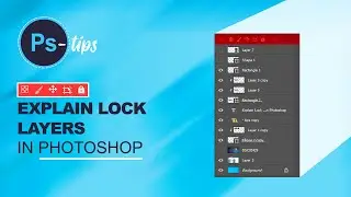 How to lock layers in Photoshop 2020? Explain all locks | Tip #26 | Stuff Dude