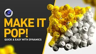 Playful ‘POP’ Dynamics | Cinema4D Tutorial