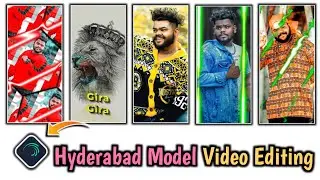 🔥New Insta Trending Hyderabad Model Video Editing in alightmotion in mobile in Telugu