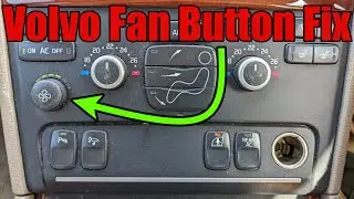 Volvo S60/S80/V70/XC70/XC90 CCM Fan Button Repair