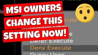 MSI Motherboard Owners Secure Boot Security Breach - Change This Setting Now