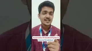 Automotive Embedded Systems Course Breakdown #embeddedsystems #automotiveembeddedsystemscourse #ai
