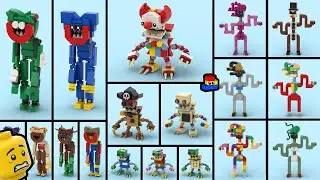 Project Playtime Incineration: How to make ALL NEW SKINS out of LEGO (Huggy, Mommy, and Boxy)