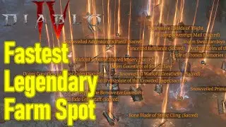 Diablo 4 legendary farm spot thats INSANE, best legendary items dungeon, fastest legendary farm