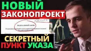 Рассекретили пункт Указа о мобилизации ? Новый законопроект. Адвокат разъясняет (4k)