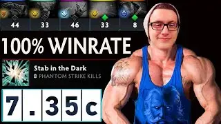 Miracle- | 100% Winrate Phantom Assassin | 7.35c BROKEN?!