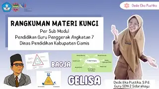 Rangkuman Materi Kunci Per Sub Modul || CGP Angkatan 7 || Kabupaten Ciamis