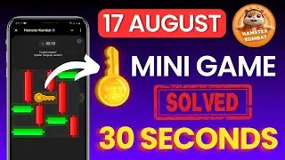 17 AUGUST Mini Game Hamster Kombat | Hamster Kombat Key | Mini Game Puzzle (Solved 100%)