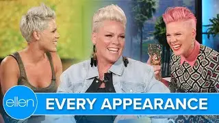 Every Time Pink Appeared on ‘Ellen’