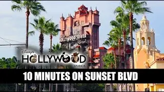 Disney's Hollywood Studios 10 Minutes on Sunset Blvd 🎬Walt Disney World Music and Crowds