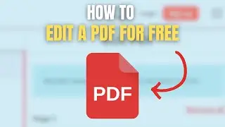 How to Edit PDF Free 2025 | How To Edit A PDF For Free | Add & Edit Text Easily