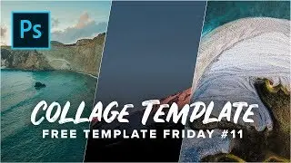 FREE Photoshop Collage Template!