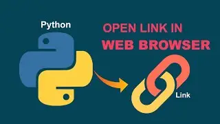 Python Script To Open Link in Web Browser