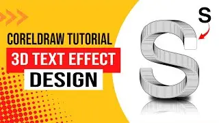 East Way To Create 3D Typography effect with blend tool in Coreldraw | Corel draw Tips & Tricks