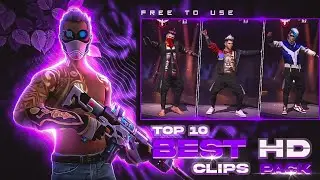 Top 10 HD Quality Emot Clip 💞No copyright Clip🔥Top 5 Clip+Xml+CC ⚡ Free Fire Duo Clip🌸FF 4k Clips