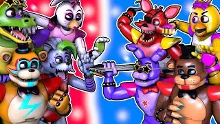 [SFM FNaF] Security Breach vs Glamrock Originals