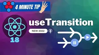 ReactJS startTransition and useTransition (React concurrent features) // in 4 minutes
