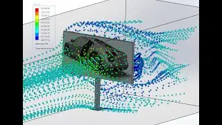 SolidWorks - Расчёт ветровой нагрузки (