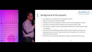 AI Vision as a Service Presentation - Ted Connell of BlueSkies.AI @ ARC Industry Forum 2022