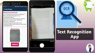 Text Recognition App - Android Studio With-Java