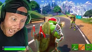 USING *UNRELEASED* NINJA TURTLE SKINS IN FORTNITE (CHAPTER 5)