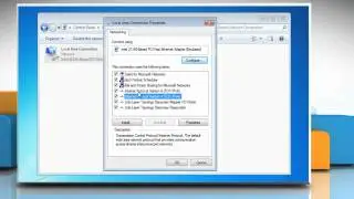 Windows® 7: How to change TCP/IP settings