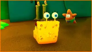 Spongebob becomes a Snail | SpongeBob SquarePants The Cosmic Shake