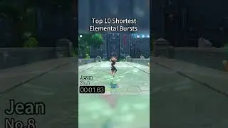 Top 10 Shortest Elemental Bursts  