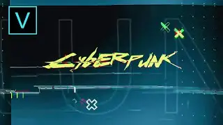 Create Cyberpunk Style Glitch Intro/Effect in Sony Vegas Pro | No Plugins