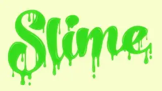 Dripping Slime Custom Type Effect Illustrator Tutorial