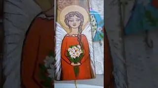 #painting #art #drawing #рисование #творчество #artist ангел для дома