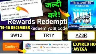 FFWI New Redeem Code Today | 15 December Redeem Code Free fire | Free fire redeem code