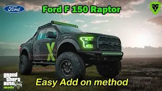 Gta v Add on car mod | Easy Add on | Ford F-150 Raptor , Scorpio Edition | Gamebank