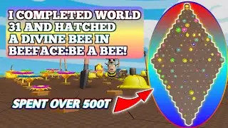 I COMPLETED WORLD 31 IN BEEFACE! - Roblox Beeface: be a bee