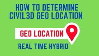 Geolocation|| autocad civil3D geolocation using projected coordinate system ||