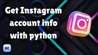 get Instagram account information with python