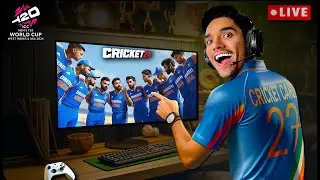 T20 WORLD CUP 2024 begins😍| INDIA New Jersey in Cricket 24🔥| Cricket Cardio LIVE