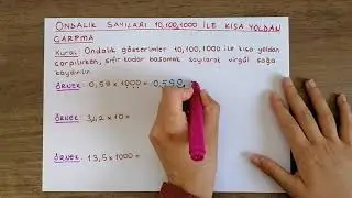 6. Sınıf Matematik | Ondalık Gösterim Konu Anlatımı | Ondalık Sayılarda Çarpma İşlemi