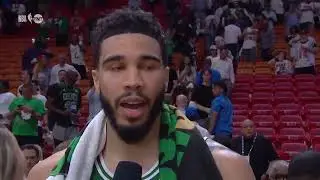 Jayson Tatum Talks Game 4 Win vs Heat, Postgame Interview